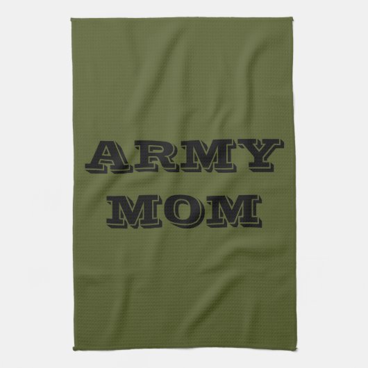 Keukenhanddoek Trots Army Moeder (Verticaal)