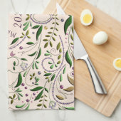 Keukenhanddoek - Tuscan Flavor (Quarter Fold)