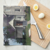 Keukenhanddoek van 30 Mile Point Lighthouse (Quarter Fold)