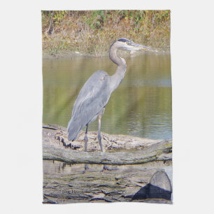 Keukenhanddoek van Blue Heron