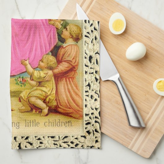 Keukenhanddoek VAN CHRIST BLESSING (Quarter Fold)