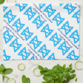 Keukenhanddoek van David "Hanukkah" (Gevouwen)