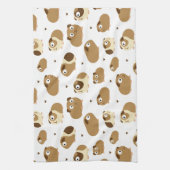 Keukenhanddoek van de luiers van Cute Guinee (Verticaal)