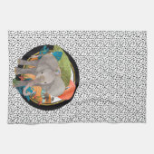 Keukenhanddoek van de SAFARI-olifant (Horizontaal)
