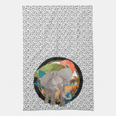Keukenhanddoek van de SAFARI-olifant (Verticaal)