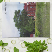 Keukenhanddoek van de vuurtoren van 40 Mile Point (Gevouwen)