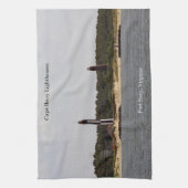 Keukenhanddoek van de vuurtoren van Cape Henry (Verticaal)