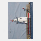 Keukenhanddoek van de vuurtoren van Harbour (Verticaal)