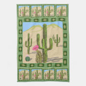 keukenhanddoek van Desert Cactus (Verticaal)