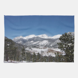 Keukenhanddoek van het nationale park Rocky Mounta