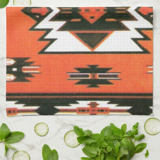 Keukenhanddoek van het Patroon van de Zuidwestelij (Gevouwen)