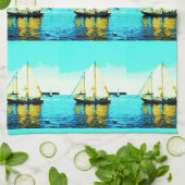 keukenhanddoek van Maine windjammers (Gevouwen)