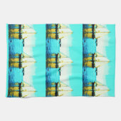 keukenhanddoek van Maine windjammers (Horizontaal)
