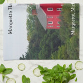 keukenhanddoek van Marquette Harbour (Gevouwen)