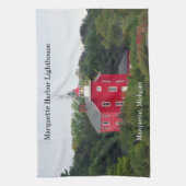 keukenhanddoek van Marquette Harbour (Verticaal)