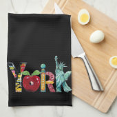 keukenhanddoek van New York (Quarter Fold)