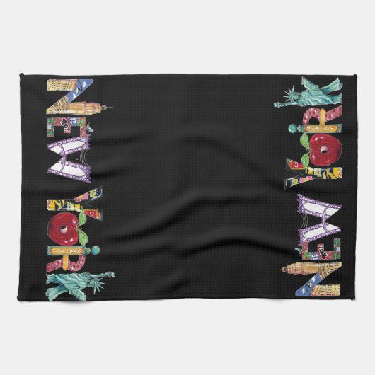 keukenhanddoek van New York (Horizontaal)