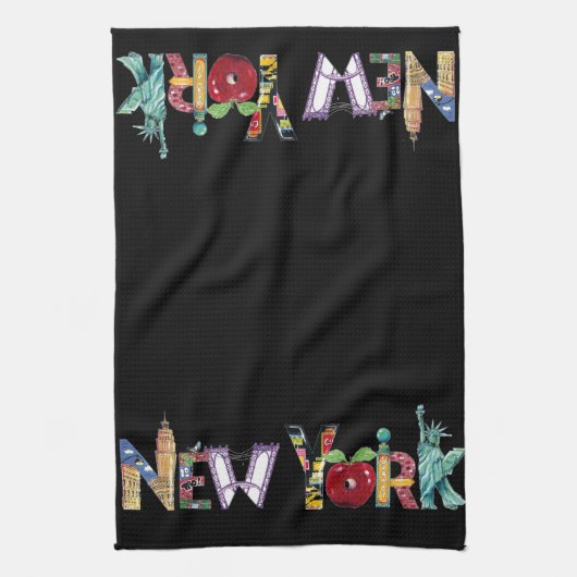keukenhanddoek van New York (Verticaal)