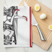 keukenhanddoek van new york (Quarter Fold)