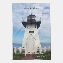 keukenhanddoek van Olcott Lighthouse