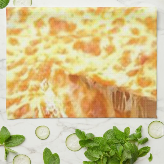 keukenhanddoek van Pizza (Gevouwen)