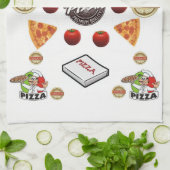 keukenhanddoek van Pizza (Gevouwen)