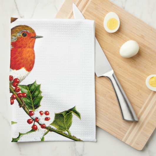 keukenhanddoek van Red Robin (Quarter Fold)