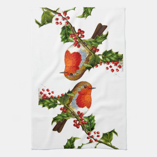 keukenhanddoek van Red Robin (Verticaal)