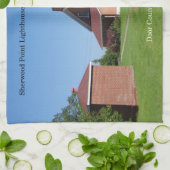 keukenhanddoek van Sherwood Point Lighthouse (Gevouwen)