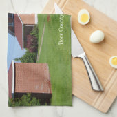keukenhanddoek van Sherwood Point Lighthouse (Quarter Fold)