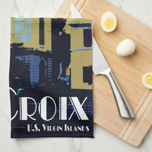 keukenhanddoek van St. Croix (Quarter Fold)