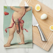 keukenhanddoek van Vintage Valentijns (Quarter Fold)