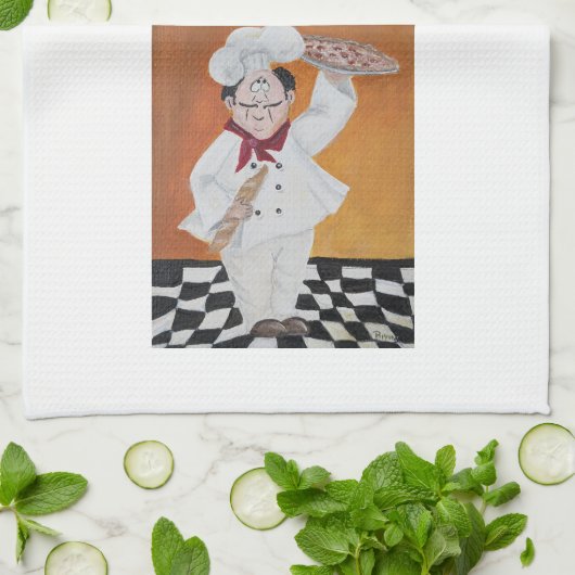 Keukenhanddoek Vat-kaasontwerp (Gevouwen)