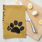 Keukenhanddoek - Veeg je poten schoon (Quarter Fold)