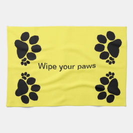 Keukenhanddoek - Veeg je poten v2