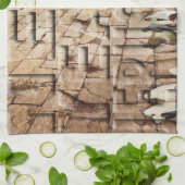 Keukenhanddoek "Volgend jaar Jeruzalem" (Gevouwen)