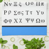 keukenhanddoek voor alfabet (Gevouwen)