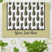 Keukenhanddoek voor ananassen - Optionele personal (Gevouwen)