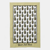 Keukenhanddoek voor ananassen - Optionele personal (Verticaal)