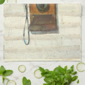 keukenhanddoek voor antiek wandtelefoons (Gevouwen)