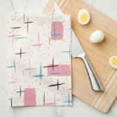 Keukenhanddoek voor atoomroze patronen (Quarter Fold)