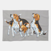 keukenhanddoek voor beagles (Horizontaal)