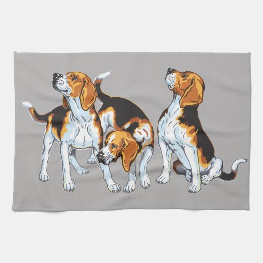 keukenhanddoek voor beagles (Horizontaal)