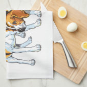 keukenhanddoek voor beagles (Quarter Fold)