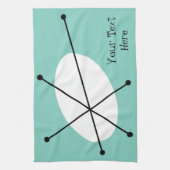 keukenhanddoek voor blauw tekst (Verticaal)