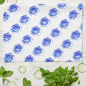 keukenhanddoek voor blauwe rozen (Gevouwen)