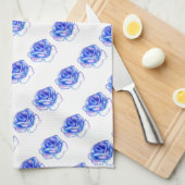 keukenhanddoek voor blauwe rozen (Quarter Fold)