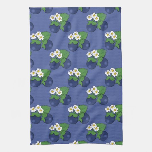 Keukenhanddoek voor bosbessen (Verticaal)