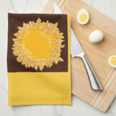 keukenhanddoek voor bosbessen en pompoenen (Quarter Fold)