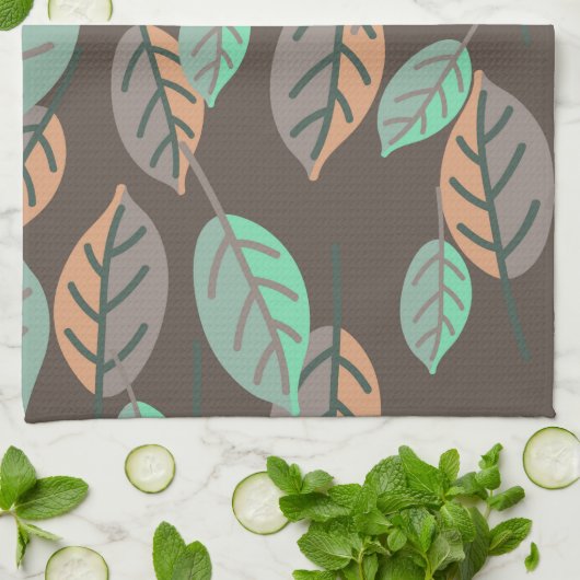 keukenhanddoek voor bosbladeren (Gevouwen)